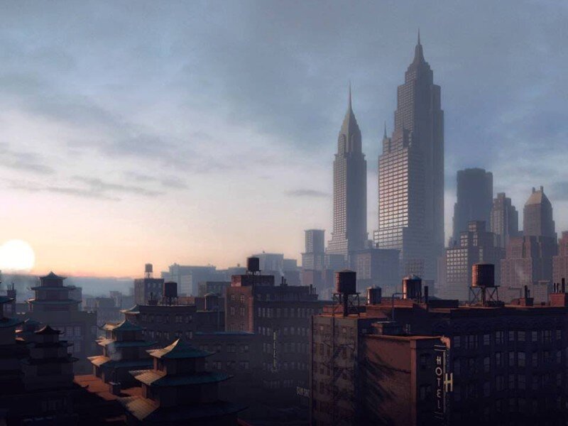 Эмпайр-Бэй на закате