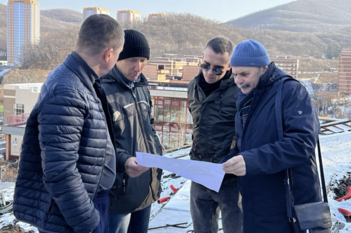    Строительство парка в Снеговой Пади идёт стремительными темпами