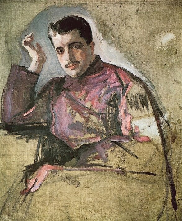 Портрет Сергея Дягилева, Валентин Серов, 1904 