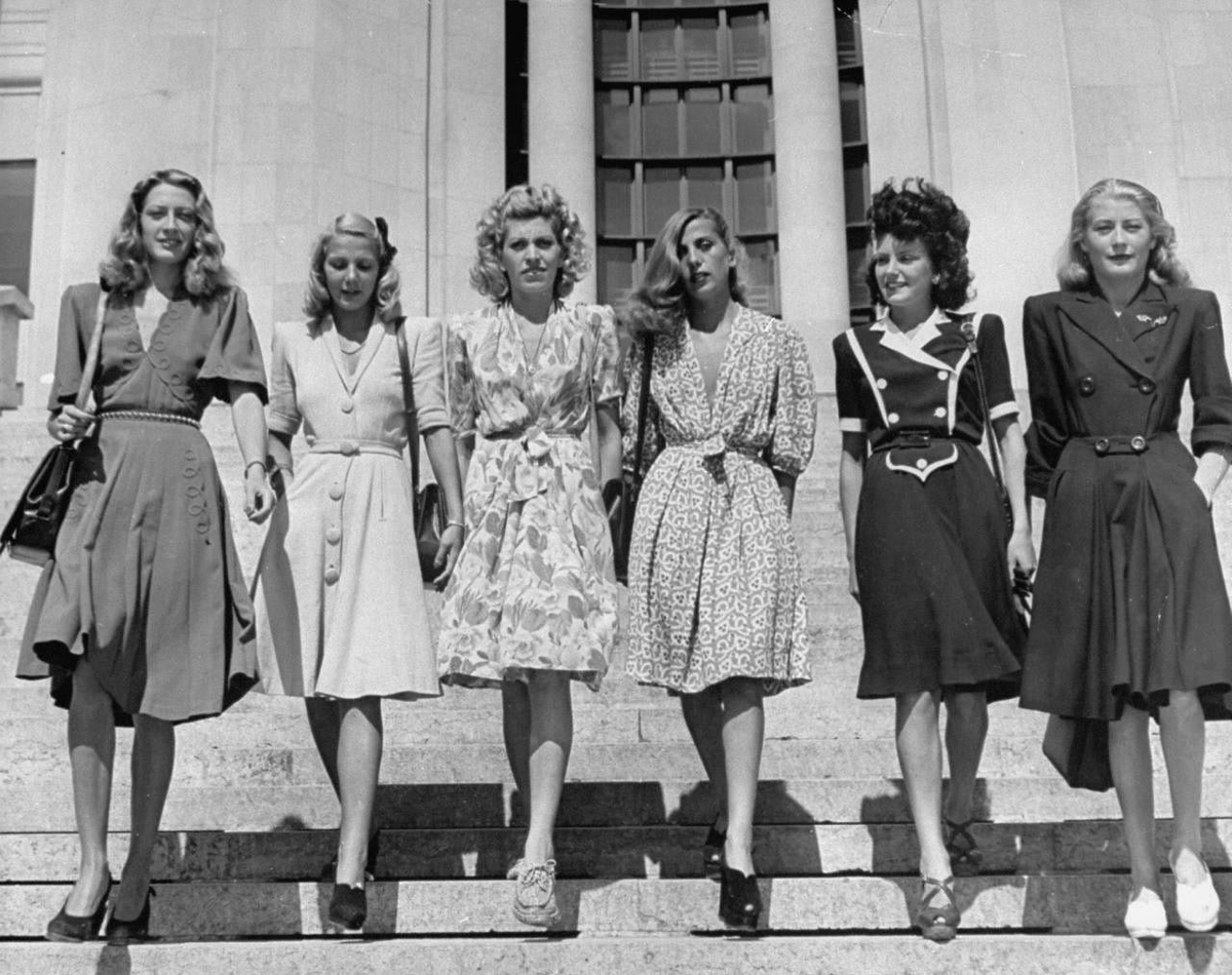 1940е мода в США