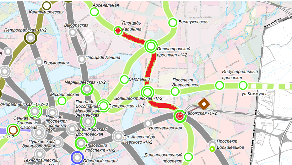    Схема развития метрополитена в Санкт‑Петербурге. Автор фото: Комитет по развитию транспортной инфраструктуры