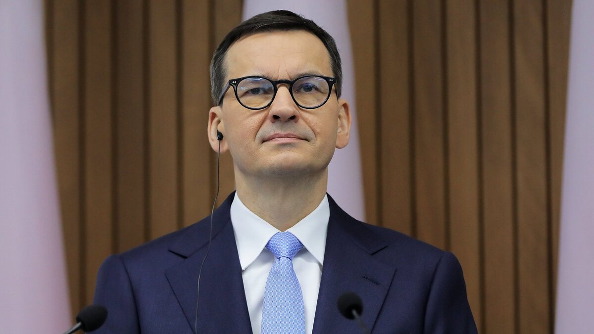    Премьер-министр Польши М. Моравецкий© Sputnik / Дмитрий Осматеско