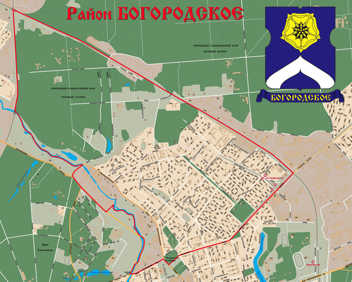 Карта района. Источник: https://bogorodskoe.mos.ru/about/district_map/