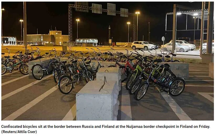 Конфискованные финнами велики. Наверное, планируют ими спонсировать беженцев возле финско-норвежской границы.