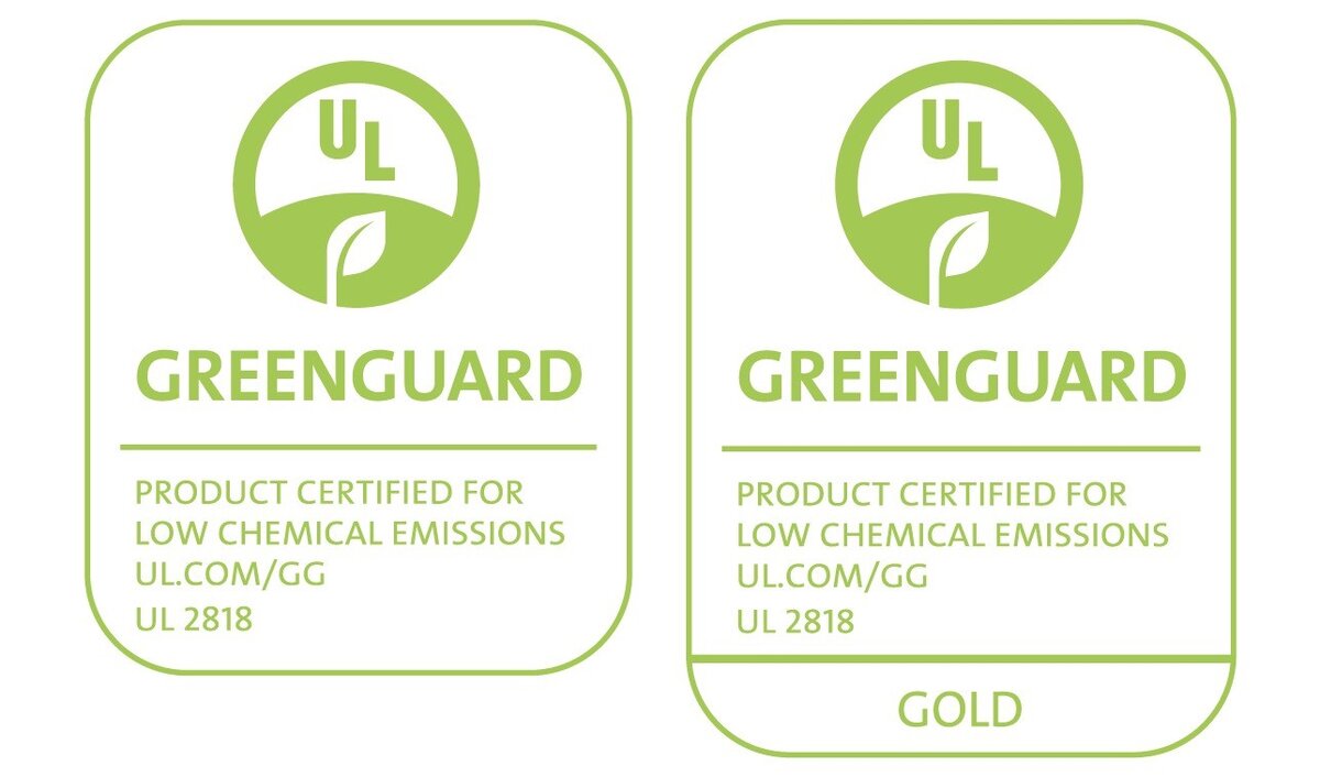 Стандарты качества Greenguard и Greenguard Gold.