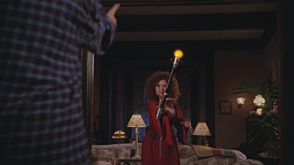 Туафа сражается с Кайлом за жезл.