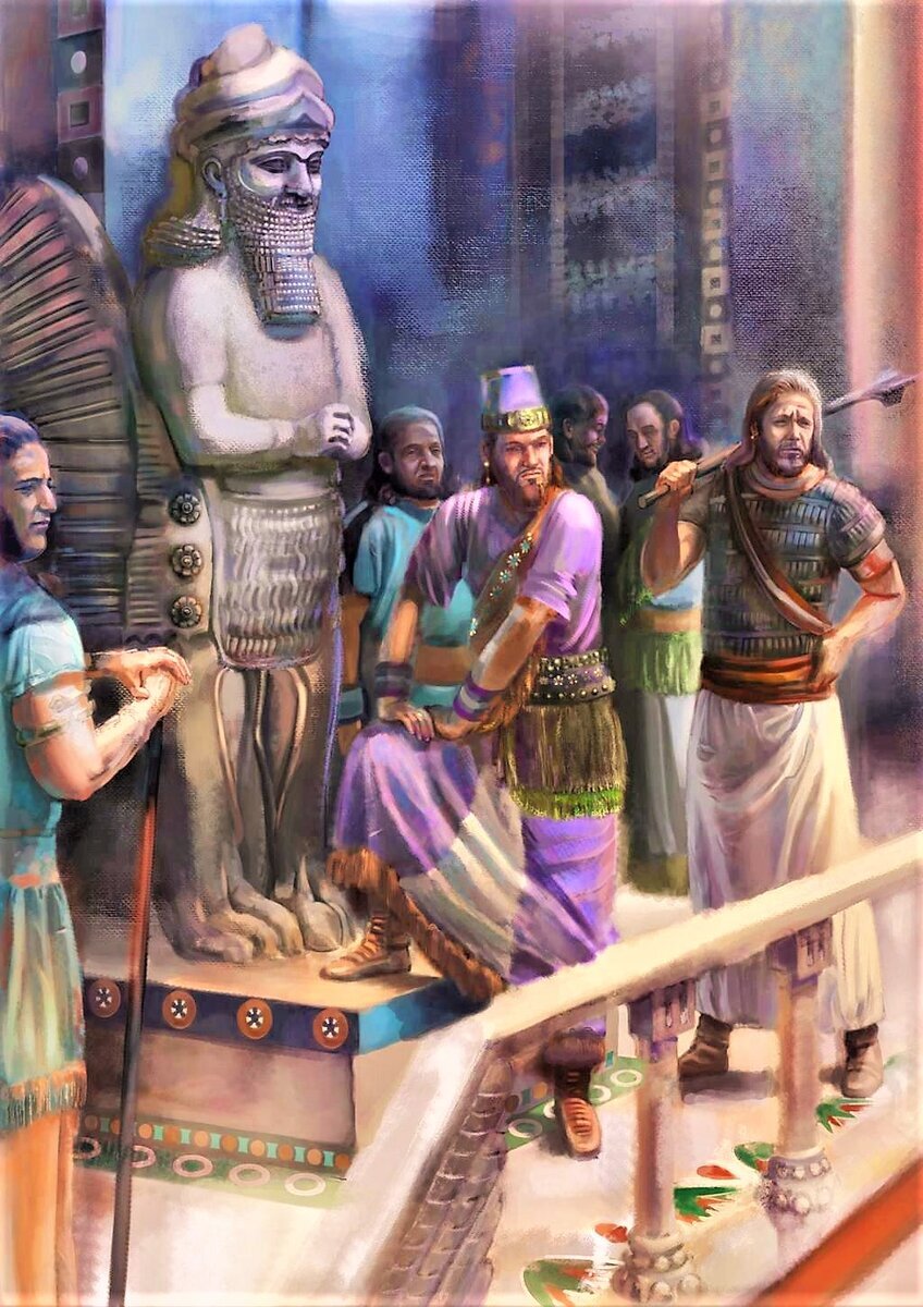 Царь Вавилонии Шамаш-шум-укин.