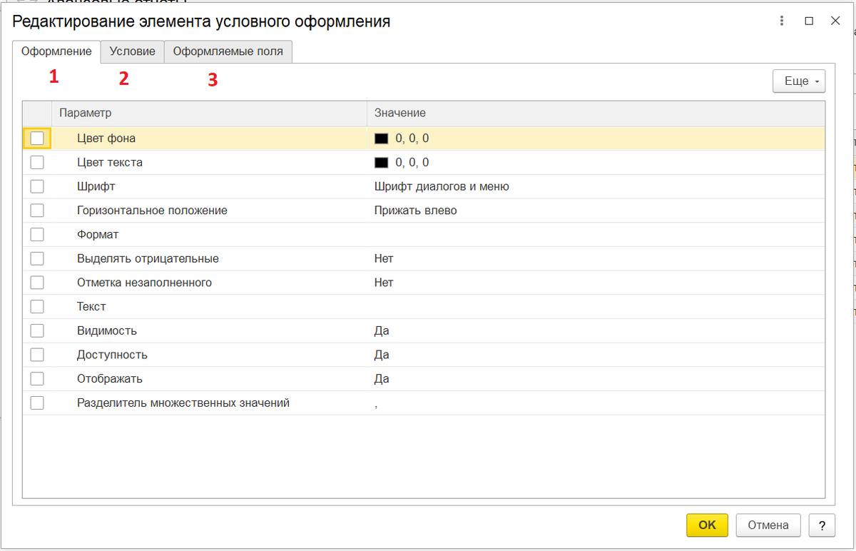 Условное оформление справочников и журналов документов в 1С: ERP | ПРО 1С  by Julia | Дзен