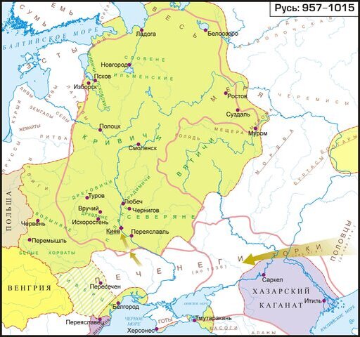 Русь после завоевания Киева