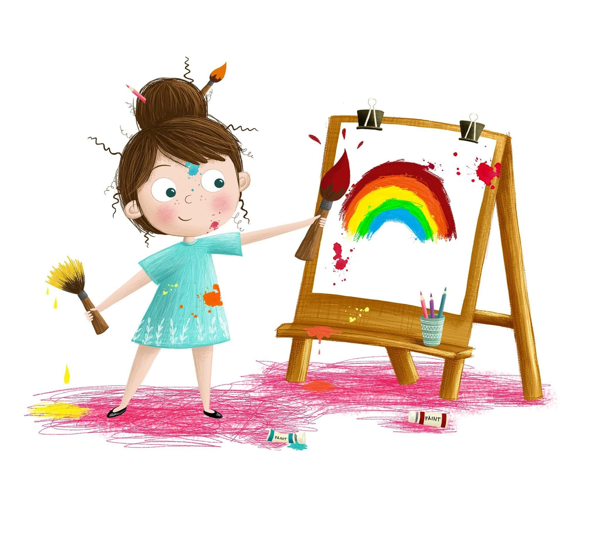 Детские иллюстрации. Рисунки для детей. Детское творчество. Дети творчество.
