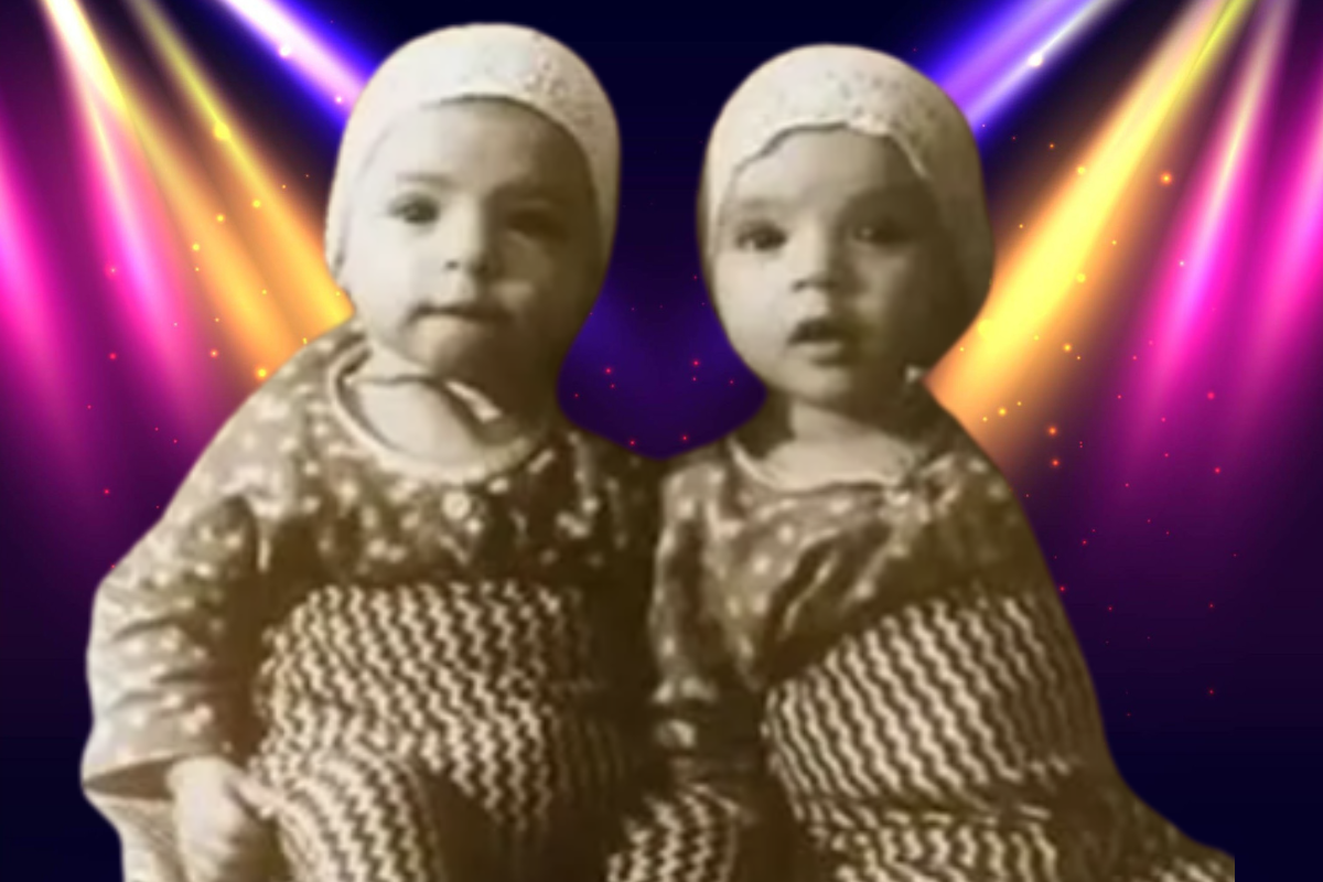 Лидия Вележева с сестрой