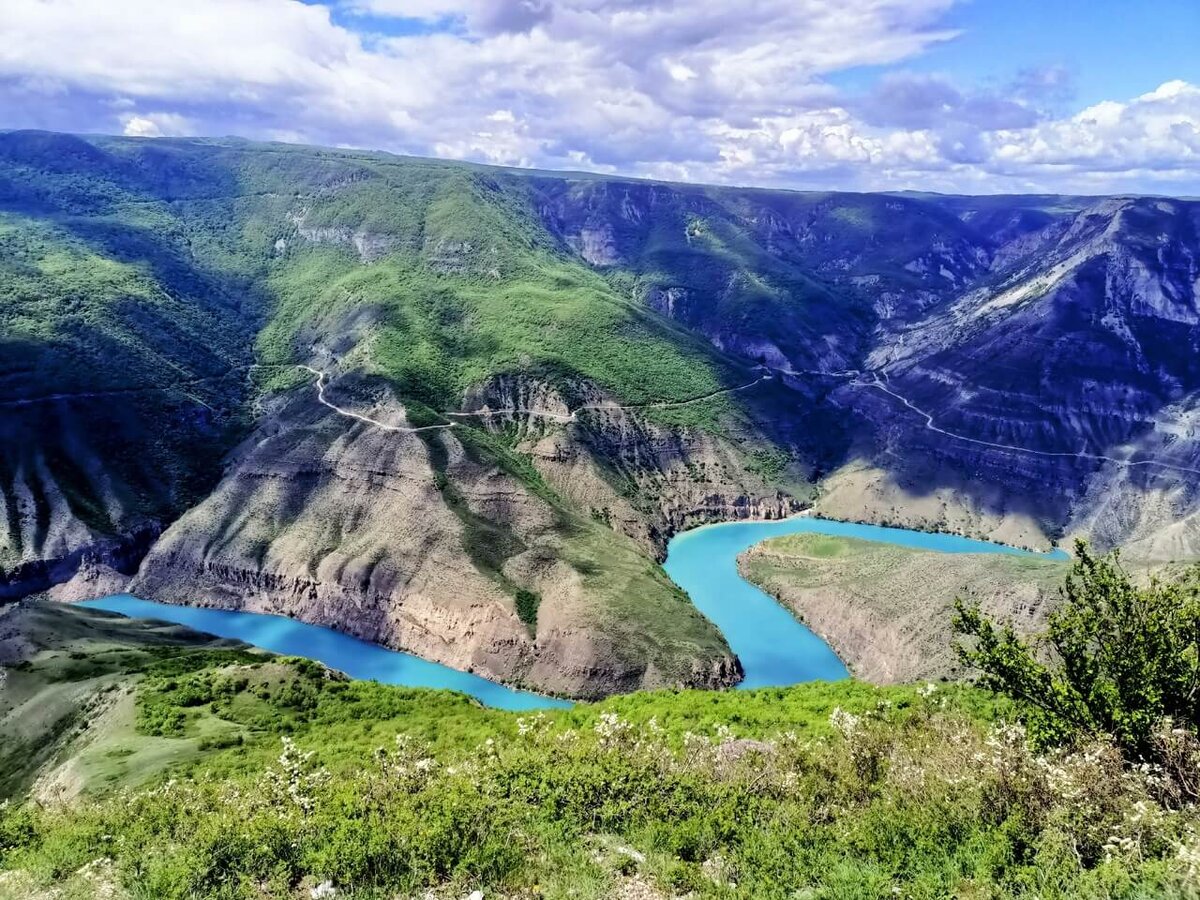 Сулакский каньон тарзанка