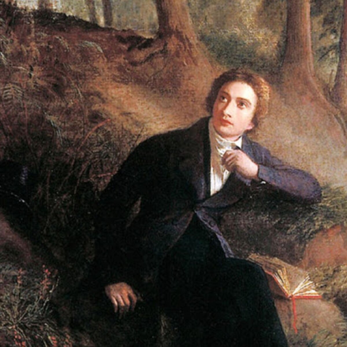 Джон Китс портрет. Джон Китс поэт. John Keats (1795-1821).