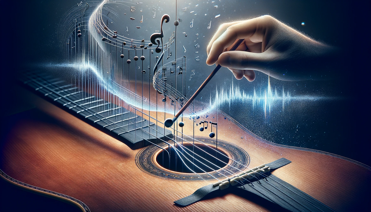 Деление струны пополам на любом музыкальном инструменте создает звук, в два раза выше по частоте, что соответствует октаве