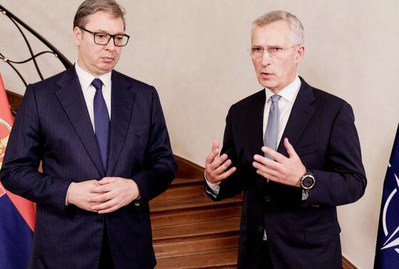    Александр Вучич, Йенс Столтенберг
