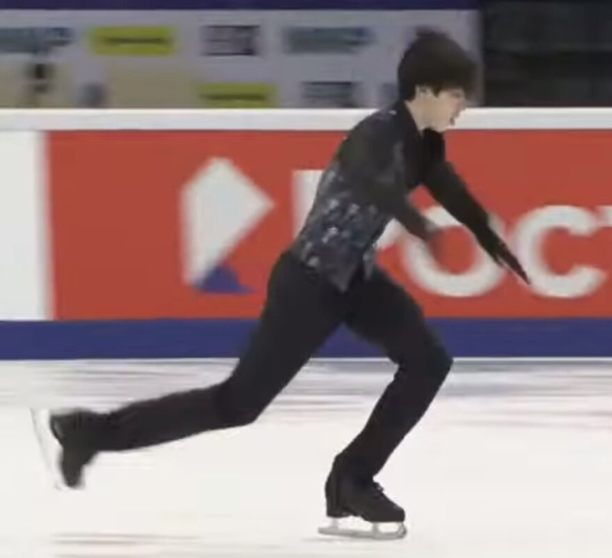 Ребро на флипе перед отталкиванием.