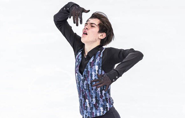 Николай Угожаев в короткой программе.