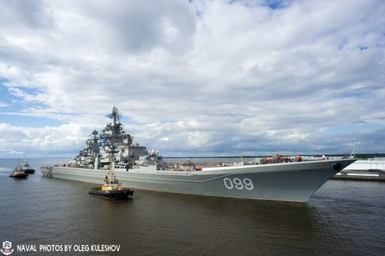     Тяжелый атомный ракетный крейсер «Петр Великий»/Фото: Олег Кулешов