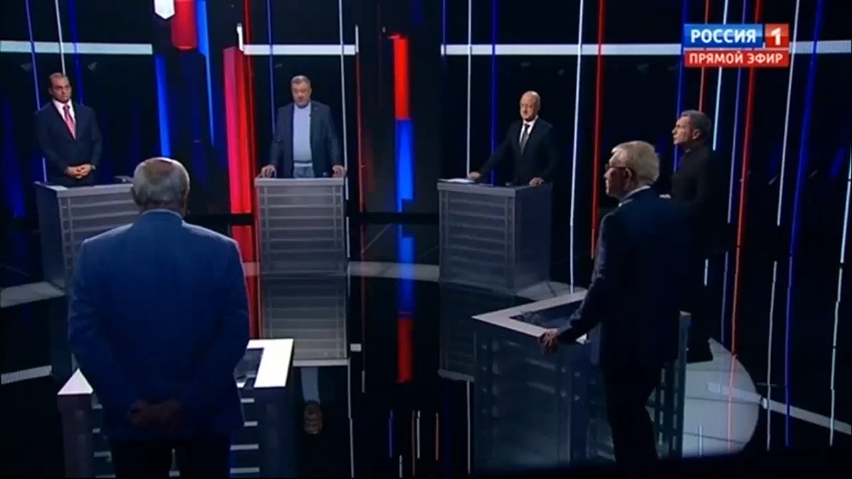 В студии программы "Вечер с В. Соловьевым" от 19.11.23