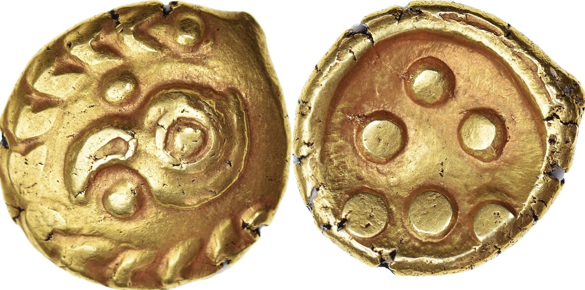 Stater, Central Europe, Celts, 150-50 BC — Gold