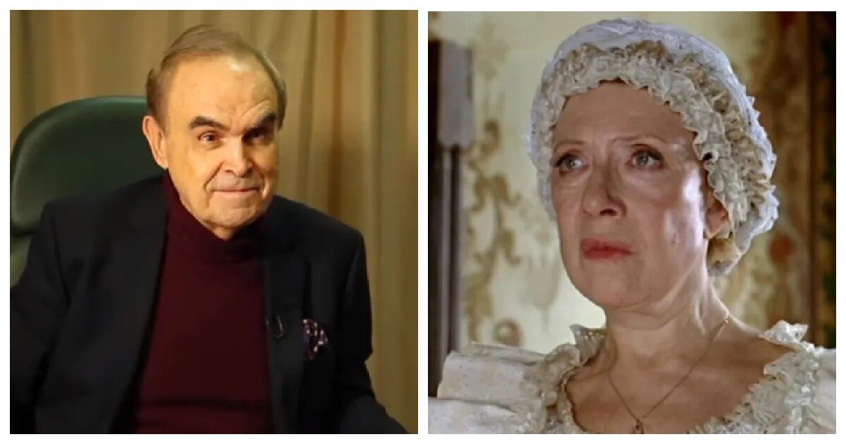 Глеб Панфилов, кадр из интервью, Инна Чурикова, кадр из к/ф «Тайны  дворцовых переворотов»