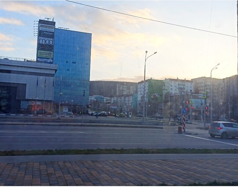 Вид из моего окна. Утро. 