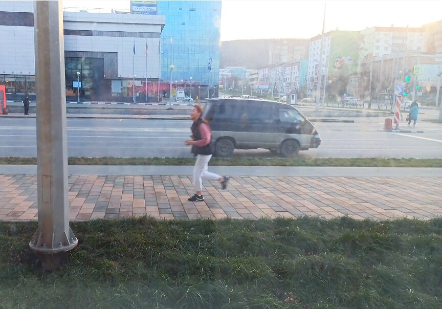 Ноябрь 2023. Вид из моего окна. Утро. 