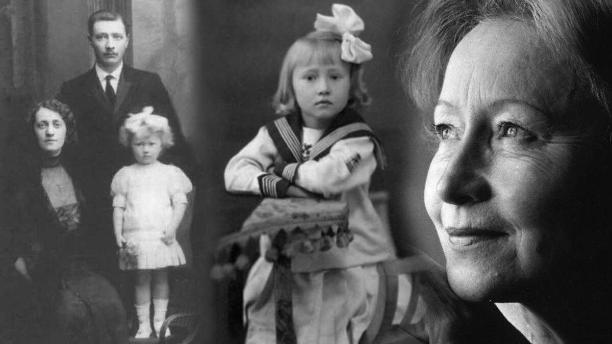 Маленькая Галина с родителями Сергеем Николаевичем и Марией Федоровной (слева) и взрослая (справа)