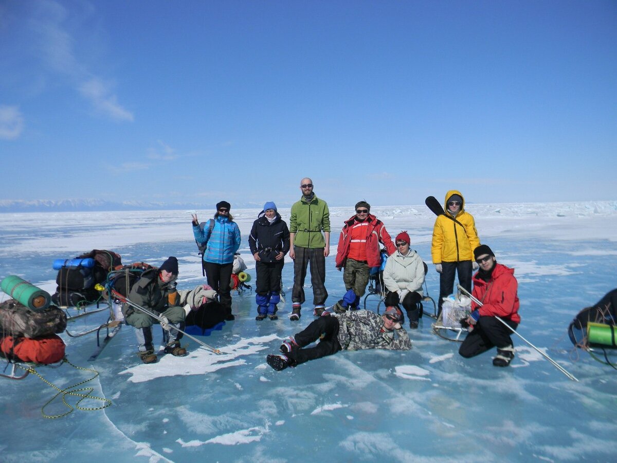 Поход вокруг полуострова "Святой нос". Март.