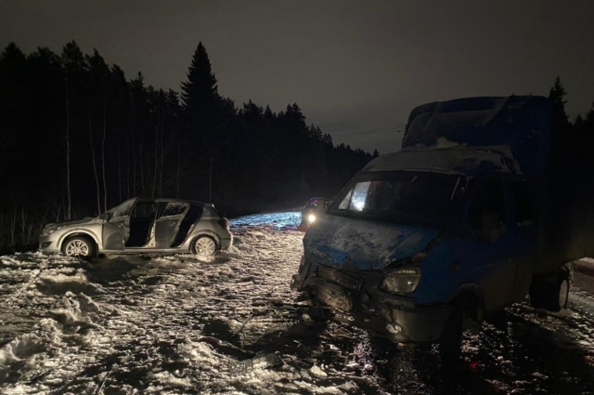     На 9-м километре дороги 24-летний водитель автомобиля Opel Astra не справится с управлением и выехал на встречную полосу.