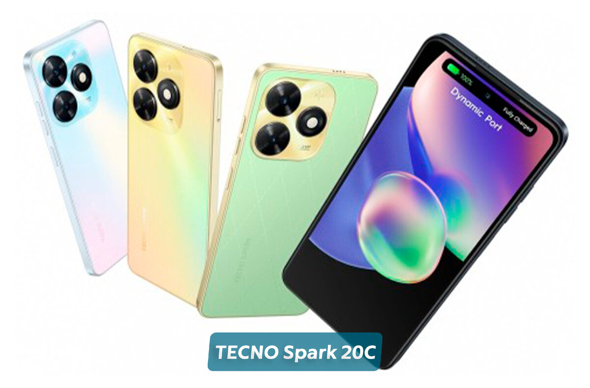 Два новых смартфона TECNO в России - Spark 20 и 20C. Дорожают даже  бюджетники | ТЕХНОwave | Дзен