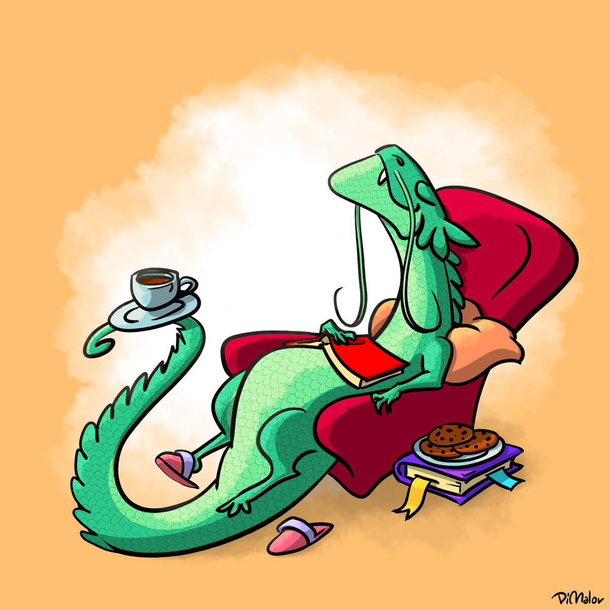 Моя версия дракона для #нарисуйвсвоемстиле