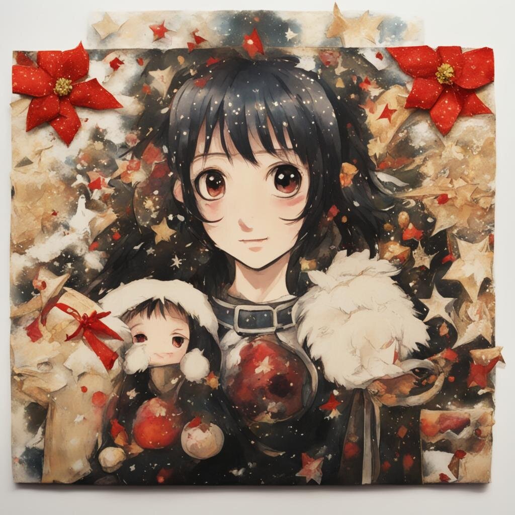 Новогодние картинки для декупажа / творчества