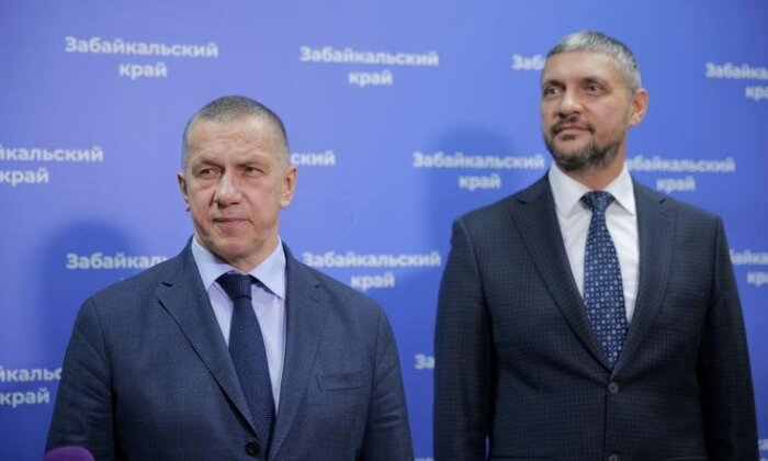  Фото: полпредство ДФО. Юрий Трутнев и губернатор Забайкалья Александр Осипов