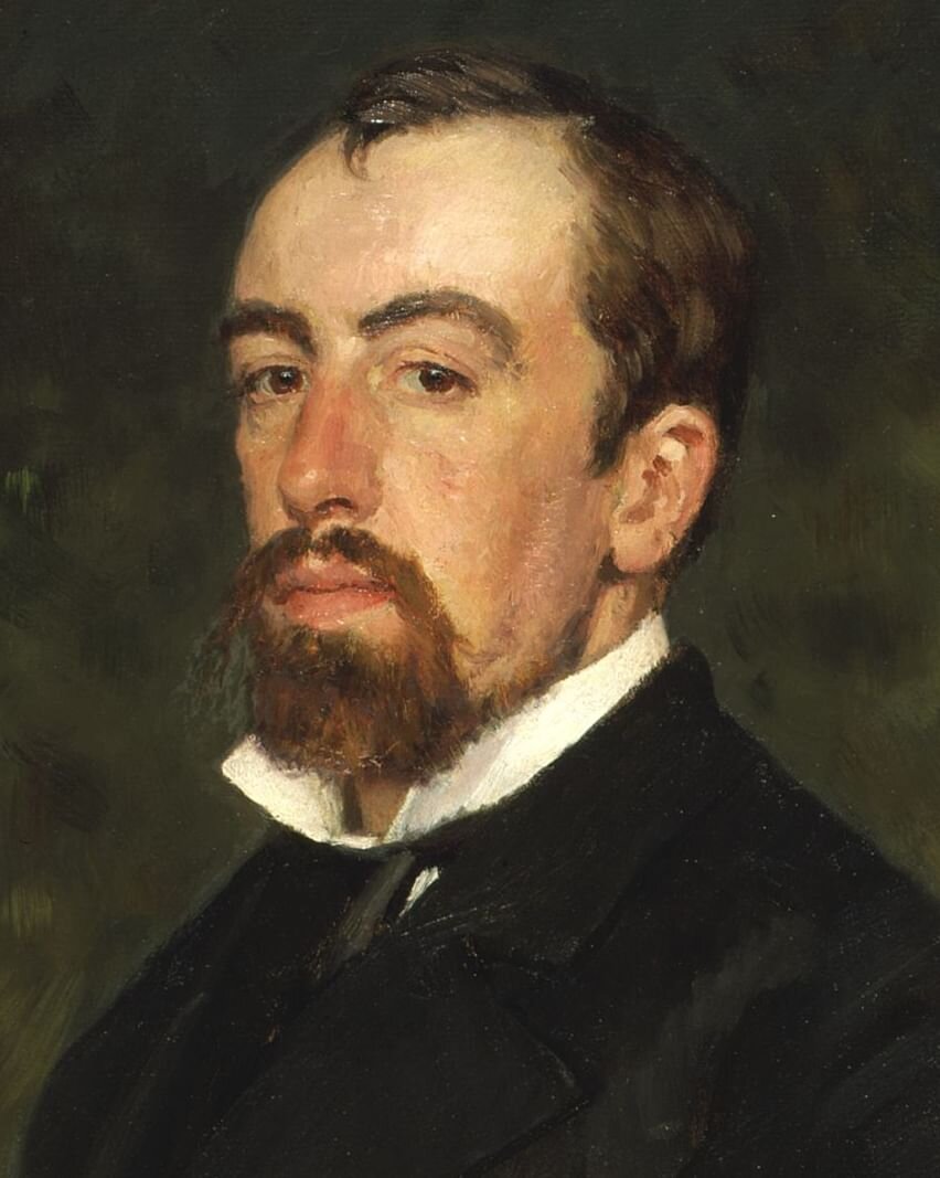 В. Поленов. Портрет И. Репина