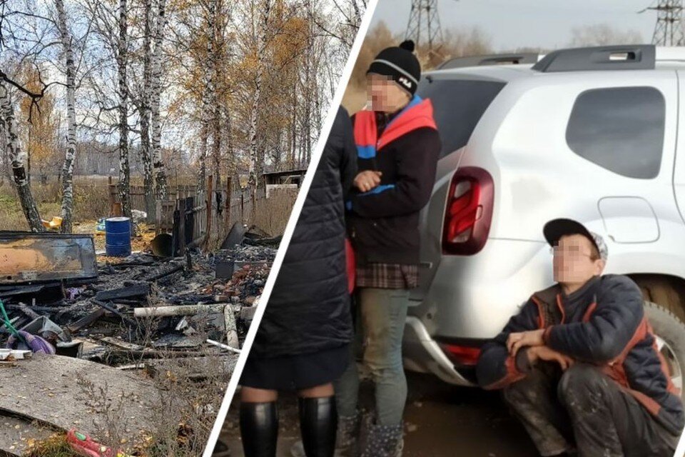 Увидев горящий дом, родители сбежали. Фото: Алена МАРТЫНОВА.