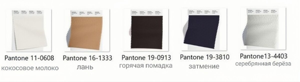 Трендовые базовые оттенки осень-зима 2023/24