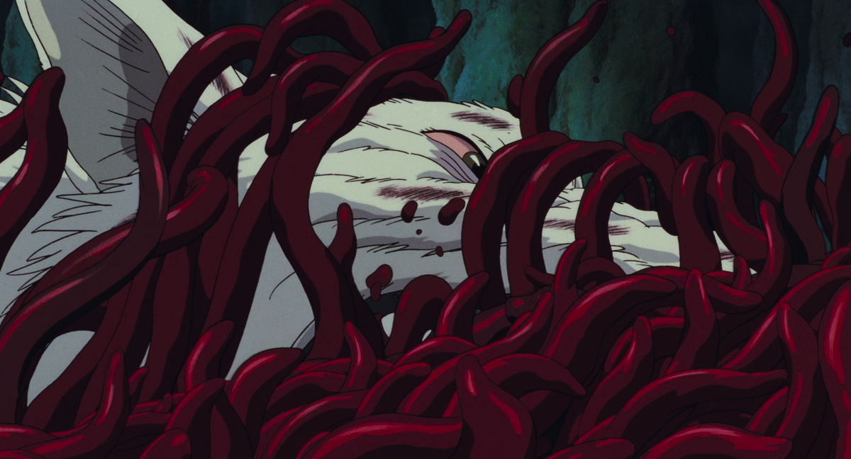 Кадр из аниме «Принцесса Мононоке»