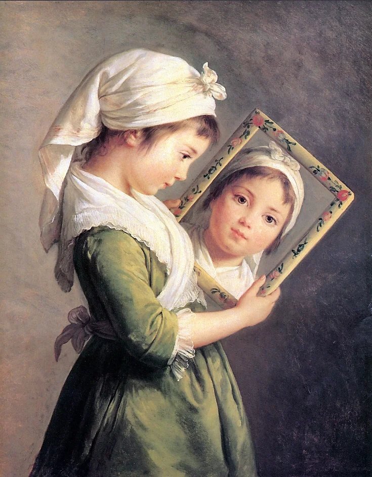"Отражение". Художник Элизабет Виже-Лебрен. 