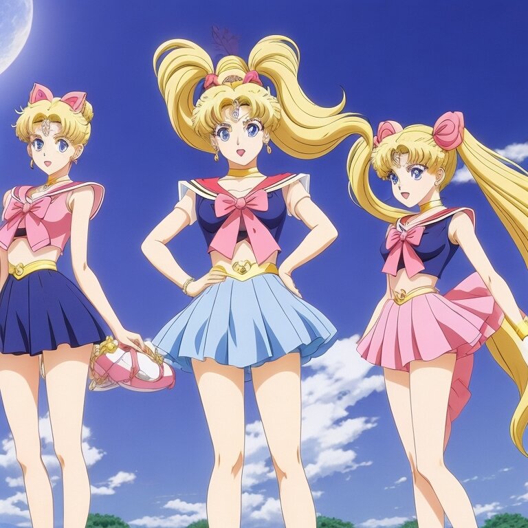 кадр из аниме "Сейлор Мун".
