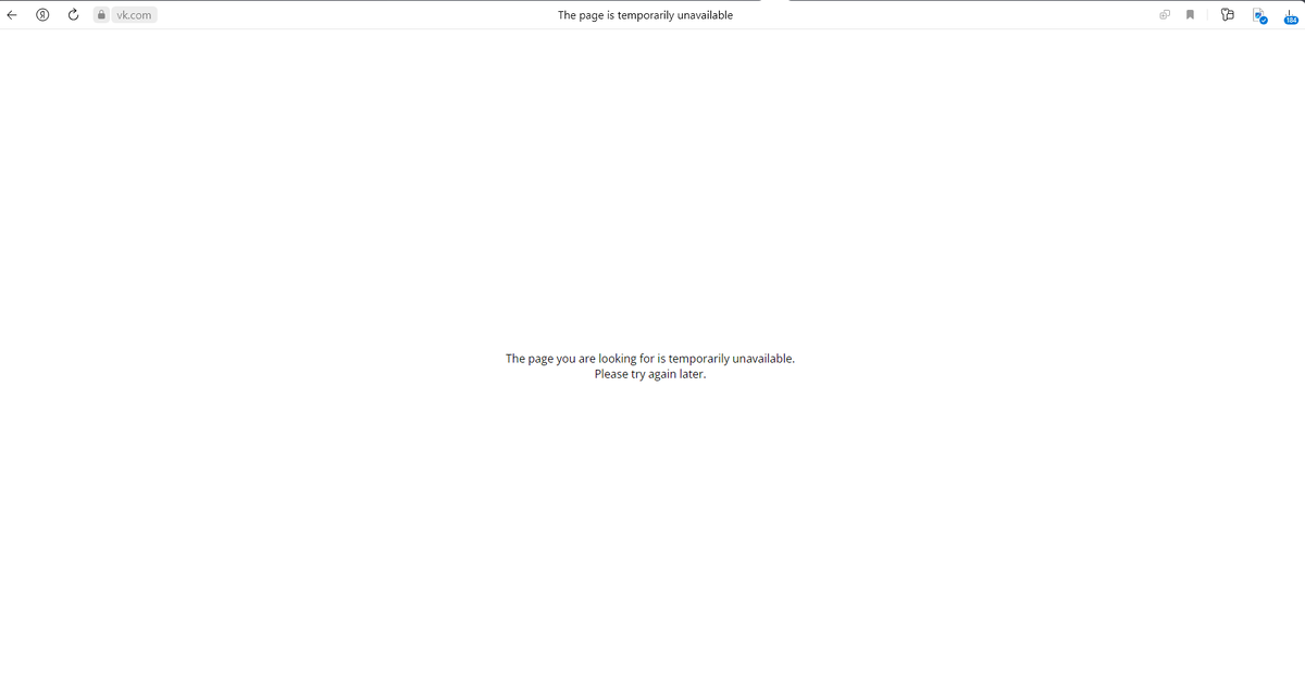 Почему ВК сейчас не работает и как это исправить?