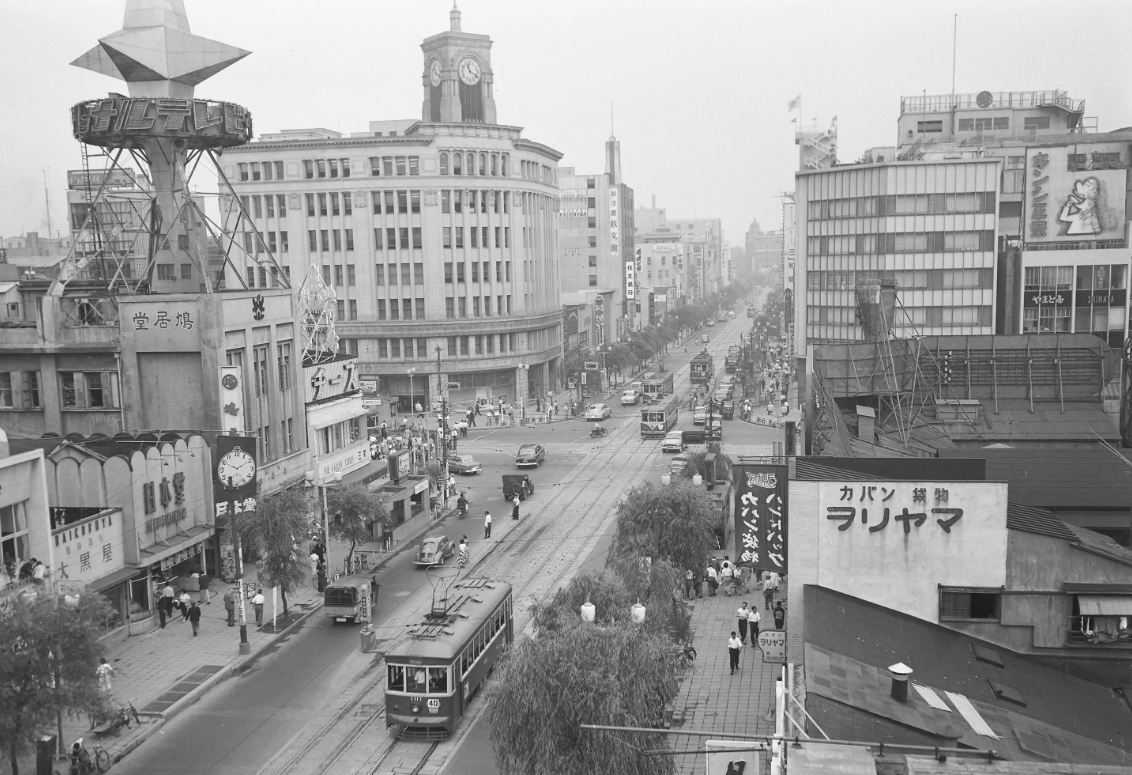 Центр Токио в начале ХХ века
