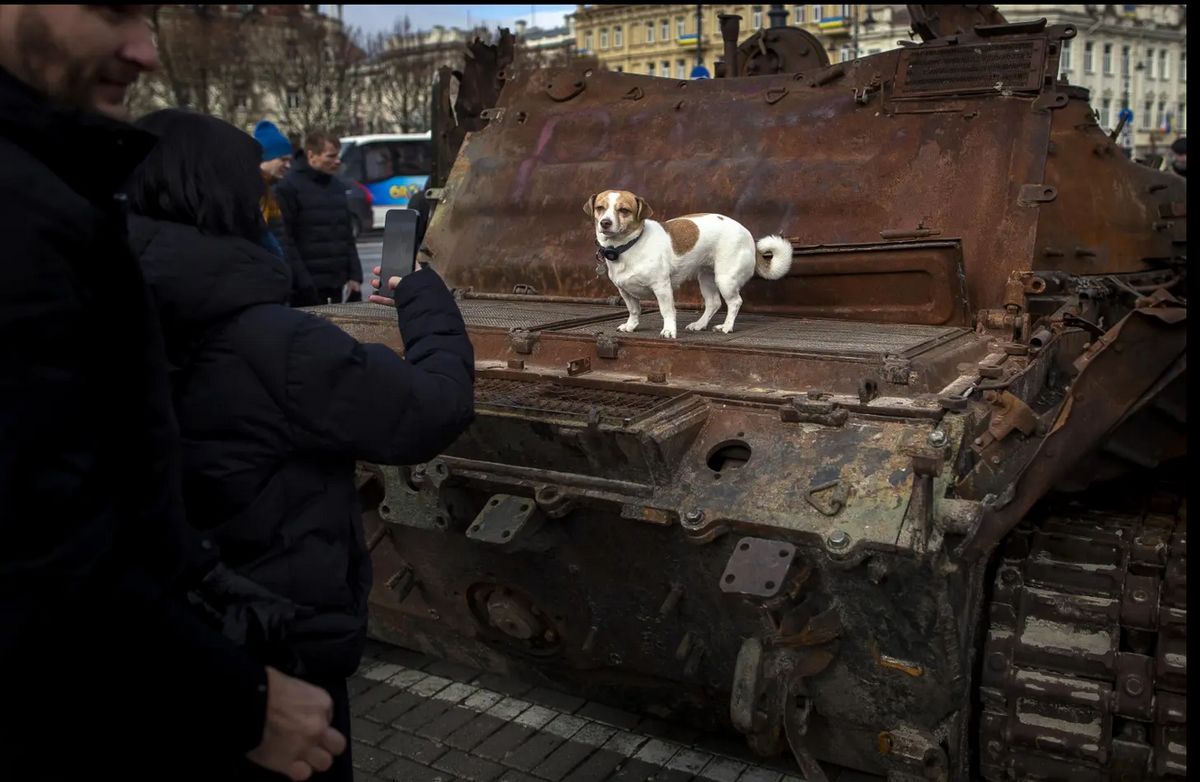 Русский танк в Хельсинки и 