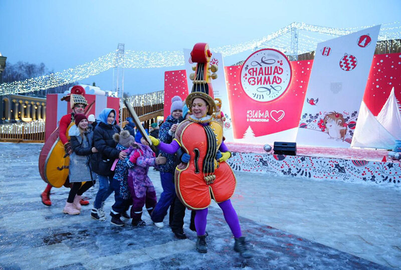    Зима в Подмосковье 2024