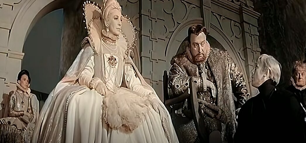 кадр из фильма Г. Козинцева "Гамлет"