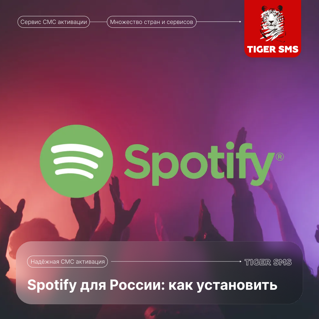 Spotify для России: как установить | TIGER SMS | Дзен