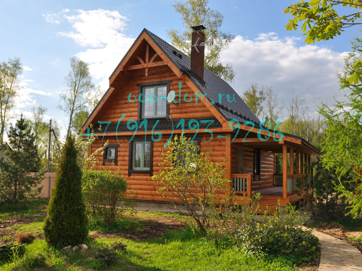 Деревянный дом после реконструкции