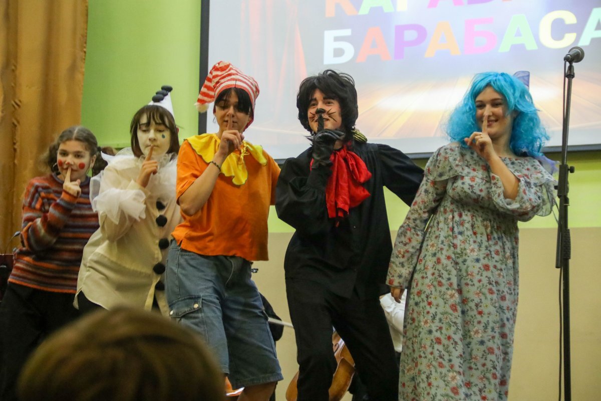    Театр новомосковского колледжа представляет спектакль «Буратино»