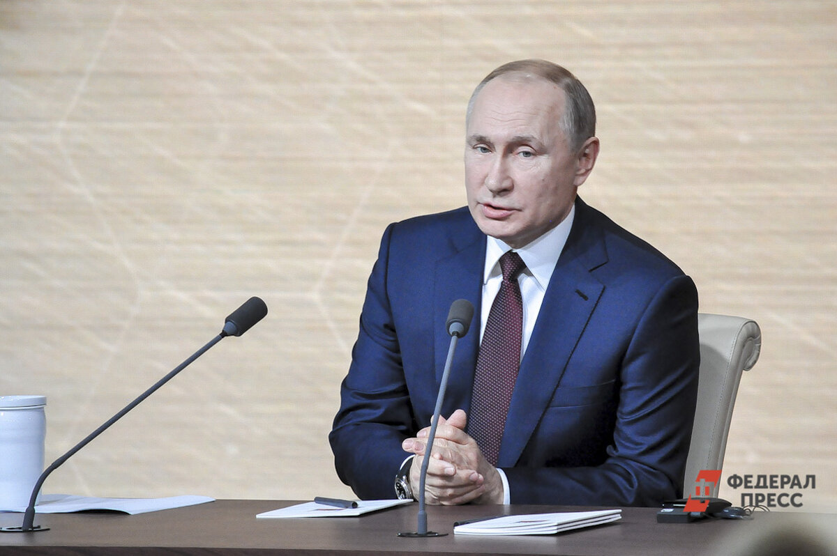 Путин заявил, что Россия никогда не отказывалась от переговоров с Украиной.  Фото: ﻿Фото: ФедералПресс / Екатерина Лазарева