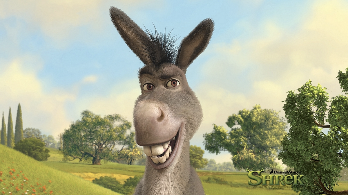 Большой любитель задавать вопросы - Осёл из м/ф Шрек, 2001 